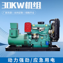 潍坊发电机 30kw 50kw 100kw 全铜无刷 柴油发电机组