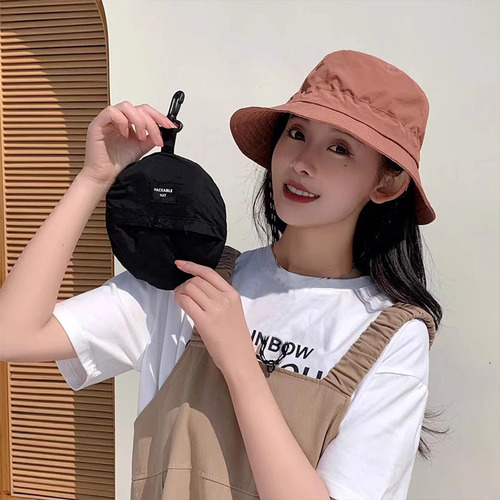 Sun Protection Fisherman Hat for Women Outdoor Hiking Fishing Casual Versatile Portable and Foldable Thin Quick-Drying Sun Hat
