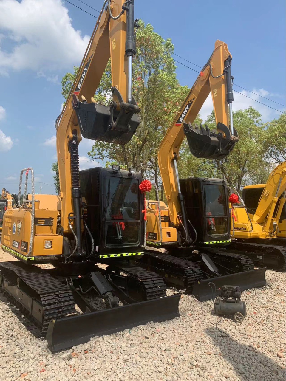 Sany vende excavadoras pequeñas y medianas nacionales y extranjeras 60 75 50 55 95 80