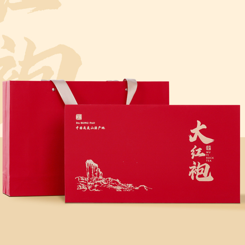 Big Red Robe Oolong Tea Aroma Type Tea Gift Box for Live Streaming Festival Elder Gift Wuyi Mountain Rock Tea