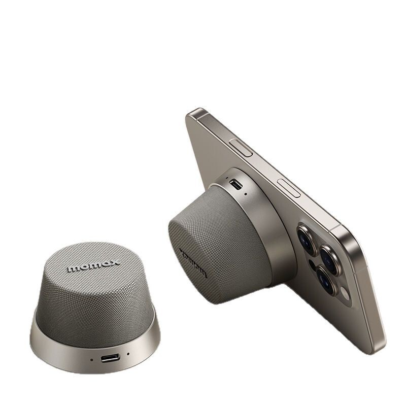 MOMAX摩米士スマートbluetoothオーディオ携帯型マグネット携帯電話ホルダーミニスピーカー360 ° サラウンド音|undefined