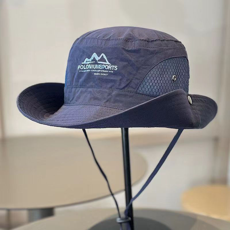 マウンテンキャンプ巾着漁師帽子サンシェードハイキング日焼け止め屋外登山釣り帽子ウエスタンカウボーイハット|undefined