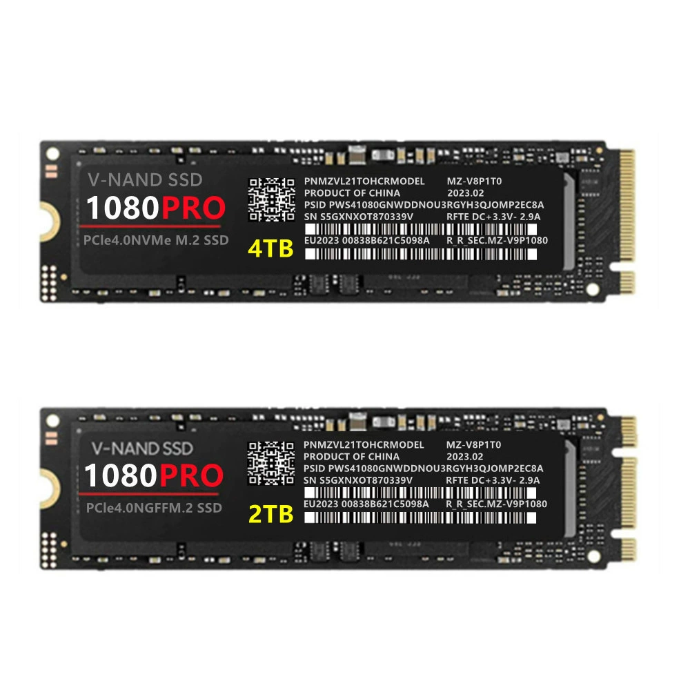Cross-border PCIe 4.0NVMe памяти хранилище 1080PRO M.2 твердотельный накопитель SSD 1TB 2TB 4TB