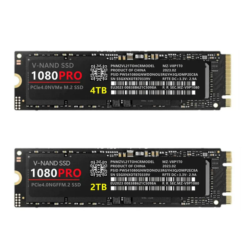 Cross-border PCIe 4.0NVMe памяти хранилище 1080PRO M.2 твердотельный накопитель SSD 1TB 2TB 4TB