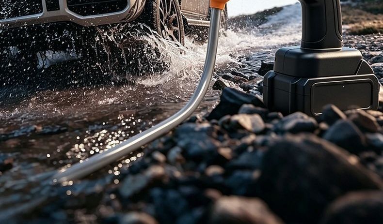 High-power integrated high-pressure water gun sprayer, car washing machine, watering and pesticide cleaning machine, household wireless car washer