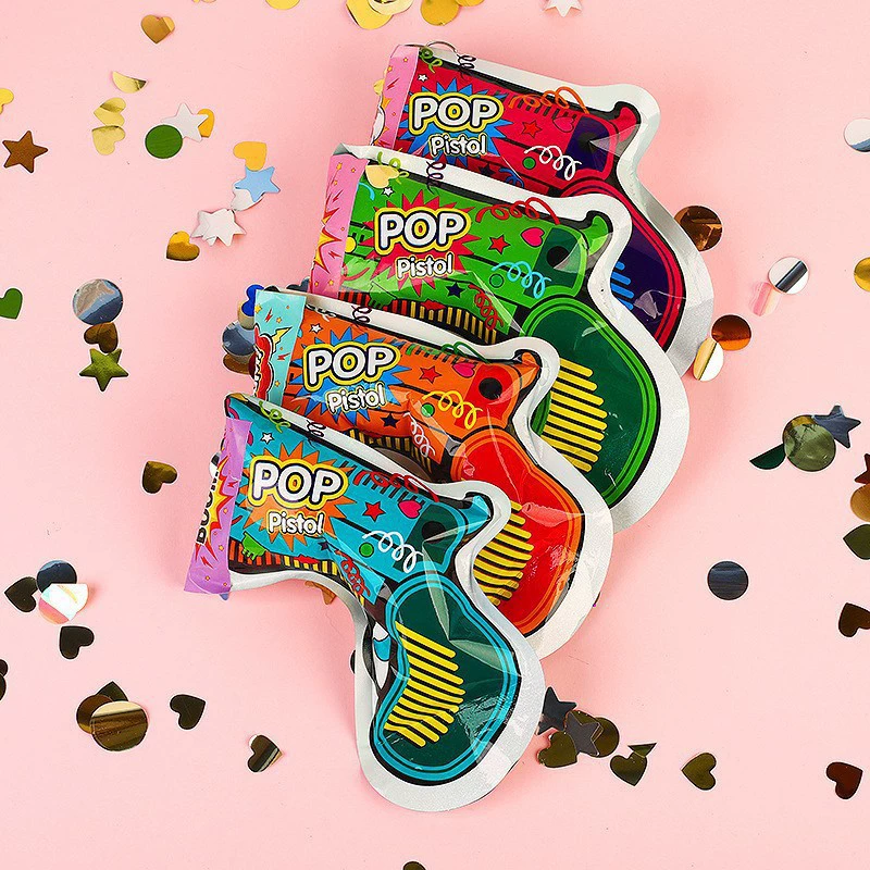 Трансграничное встряхивание автоматический надувной пистолет для подарка на день рождения выпускной фейерверк бар вечеринка атмосфера креативная игрушка