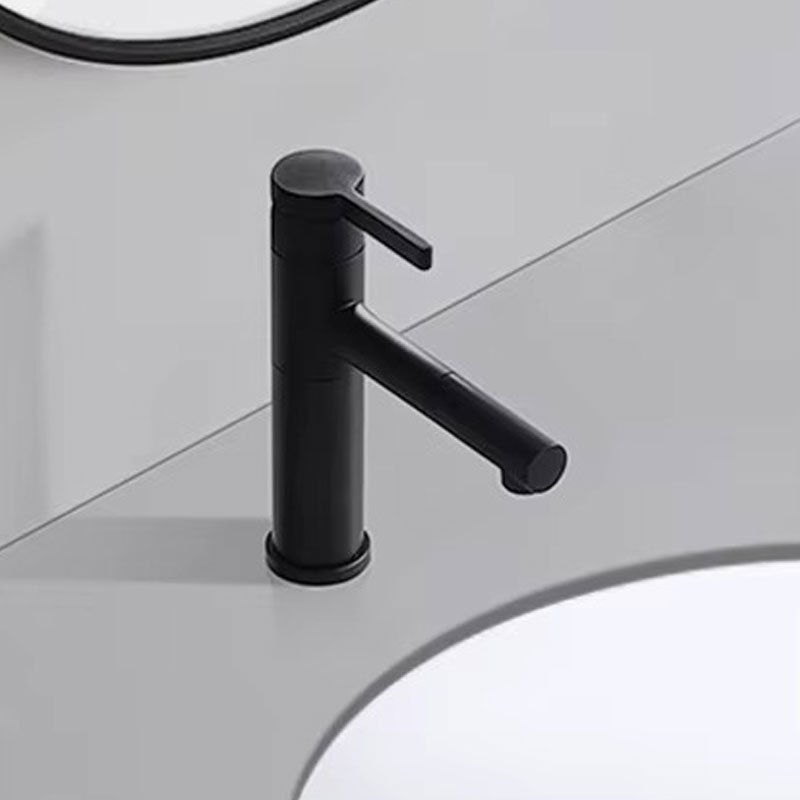 Comercio exterior acero inoxidable lavabo agua caliente y fría lavabo lavabo lavabo lavabo giratorio orificio único