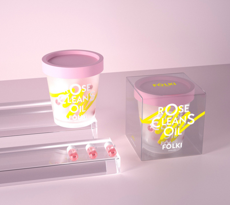 FOLKI ローズ メイク落とし オイル 目、唇、顔用 3-in-1 クレンジング メイク落とし スポット卸売化粧品|undefined
