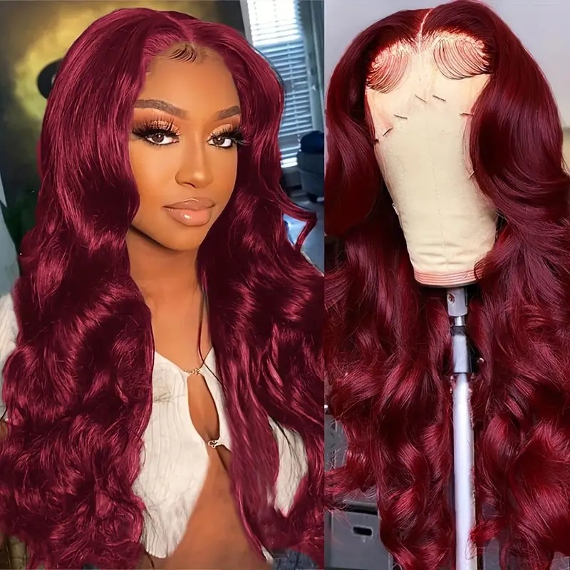 European American Fashion Front Lace Wig African Big Wave Curls Synthetic Clip-in Average Size Body Wave Long Short Medium Length Hair_voghion.com