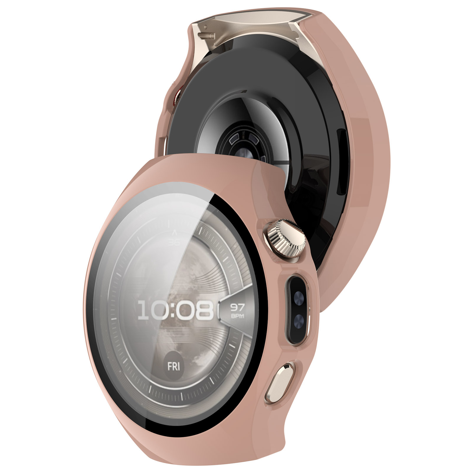 Xinyuan Shuntong is suitable for the Huawei watch5 protective case with a 42MM tempered film and a full 46MM integrated case and film watch case undefined