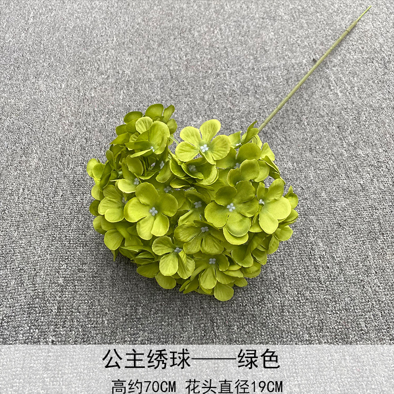 Nuevo en 2025, Decoración de Flores de Hortensia Individual en Forma de Piruleta, Recomendado para Decoración de Salones de Boda, Hoteles y Hogares, Diseño de Arreglos Florales, Decoración Suave