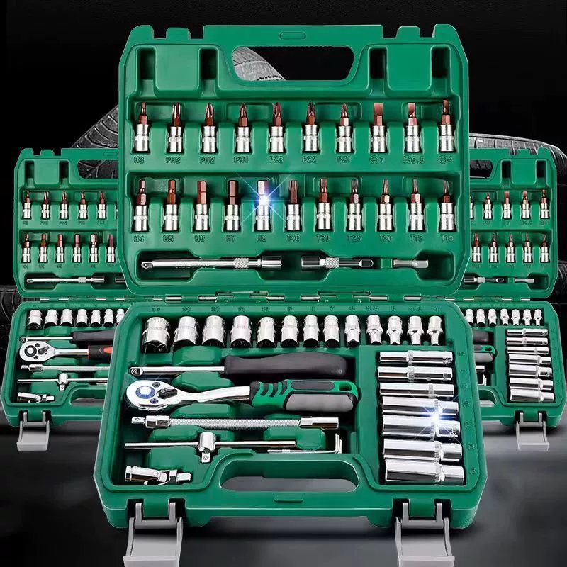 Wrench, fast tools set, 46 pieces, 53 pieces