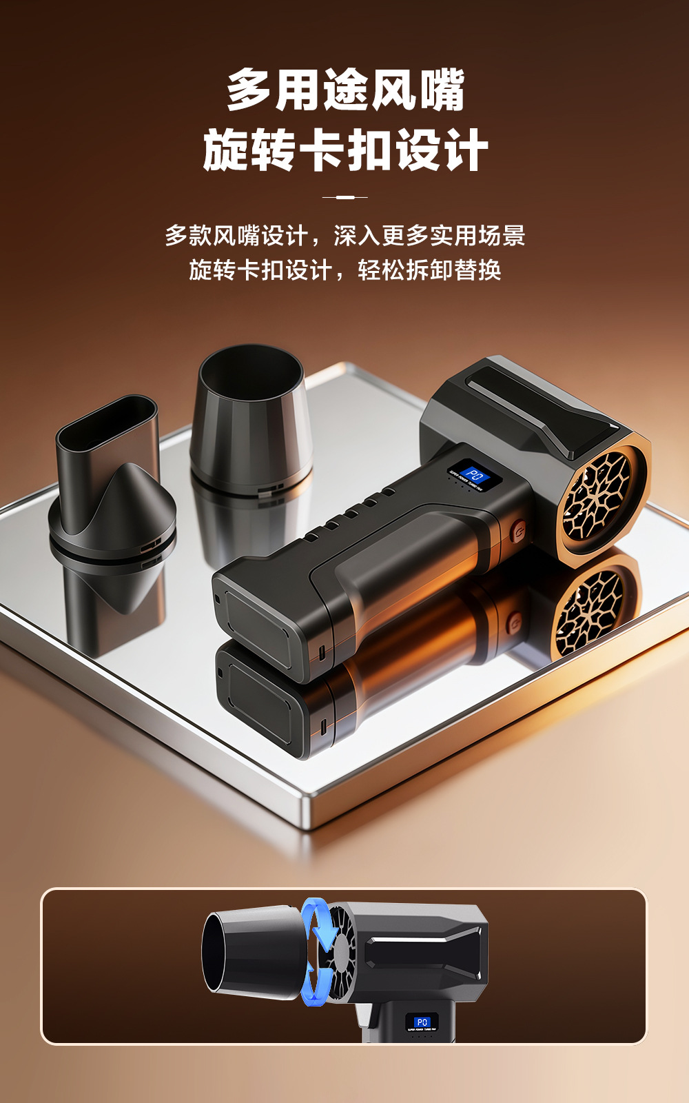 In April 26, a Powerful Turbo Fan Ducted Water Blower Was Used to Clean Cars, and the Turbo Fan Car Cleaning Tool Was Introduced