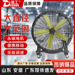 ドイツ産業永久磁石床置きモバイル大型ファン工場ワークショップ倉庫冷却ハイパワー大型丸型ファン