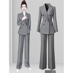 职场西装外套女2025新款高级感时尚通勤面试商务西服正装职业套装