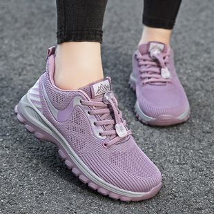 Spring Women's Middle-aged and Elderly Soft-soled Non-slip sneaker Wear-resistant Breathable Mother Shoes Odor-resistant Mesh-top Walking Shoes for Women