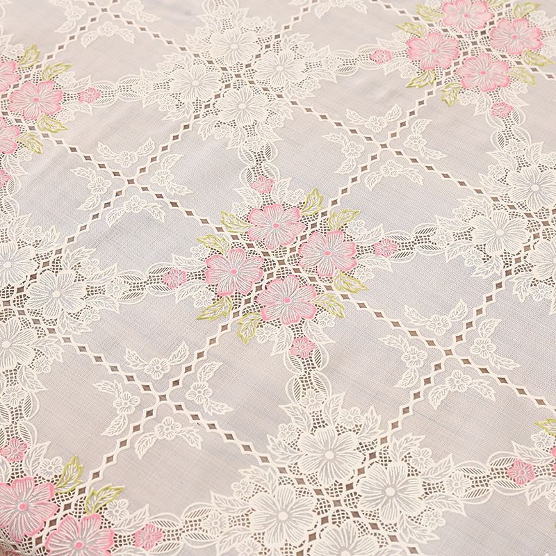 Elegante estilo europeo simple estilo floral hueco manto de mesa idílico a prueba de agua a prueba de contaminación a prueba de quemaduras transfronterizas suministro directo