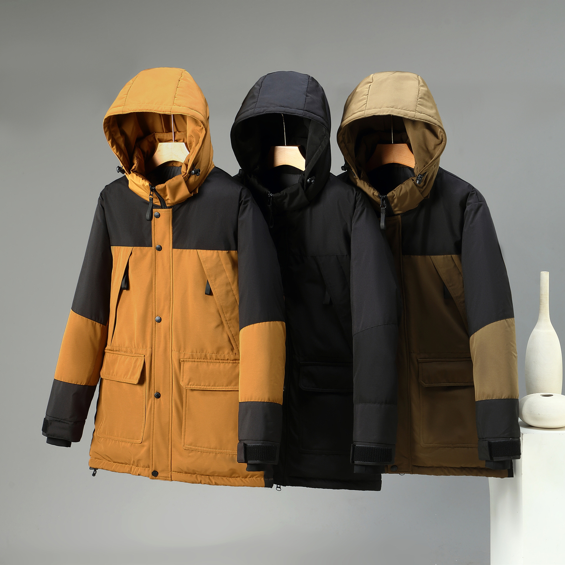 Giacca in cotone da uomo, casual, ispessita, invernale, da esterno_voghion.com