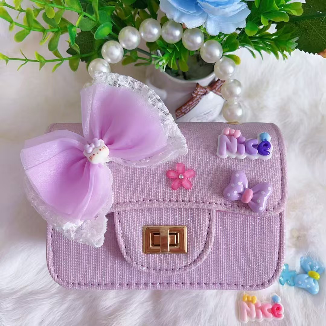 Melody bow bolso de princesa bolso de perla bolso de Año Nuevo bolso de cambio accesorios cadena de hombro