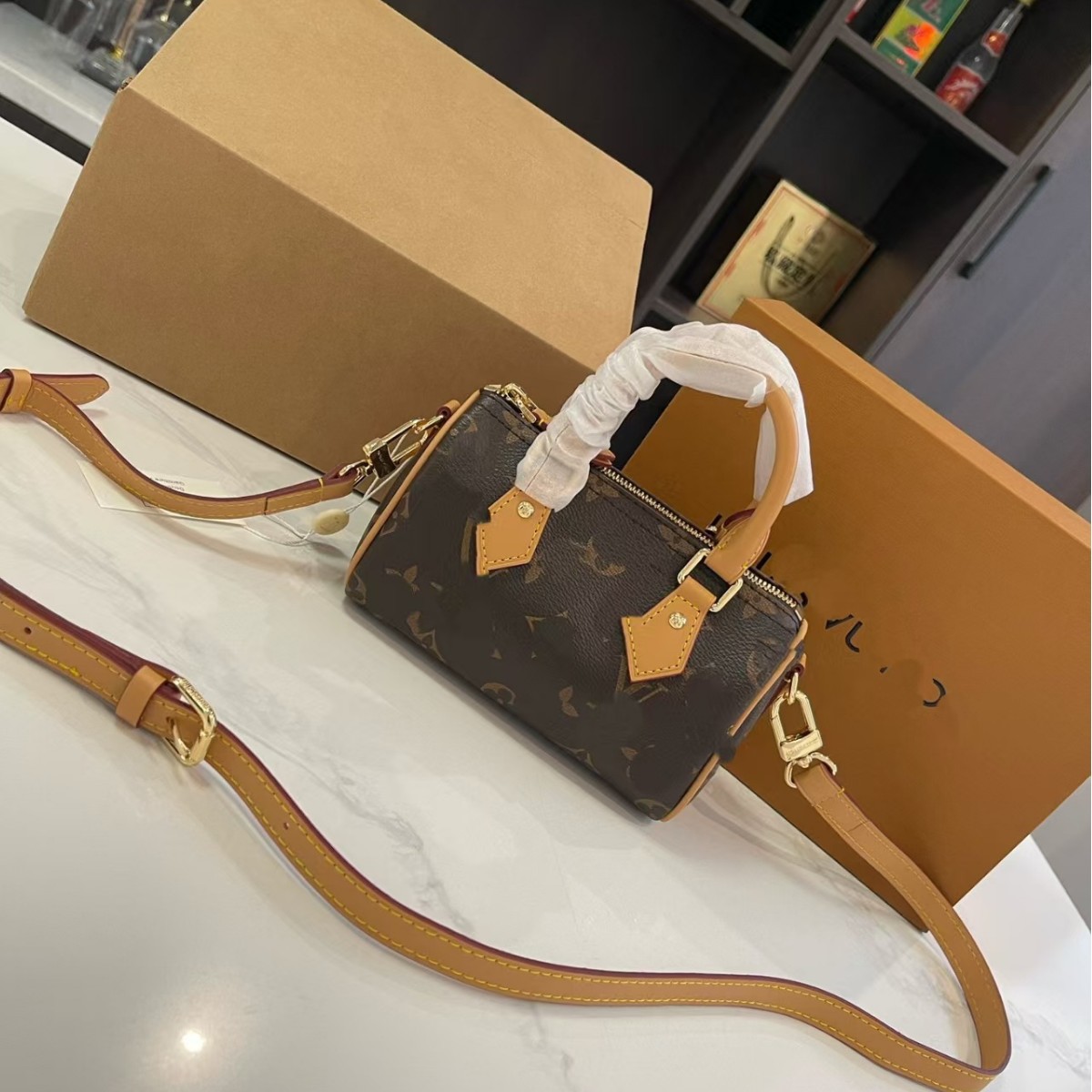Cross-border classic Boston women's bag, shoulder handbag, large-capacity crossbody bag, mahjong bag, pillow bag, bucket bag
