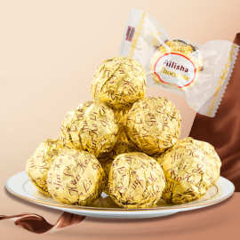 果仁夹心巧克力金莎巧克力球结婚婚庆糖果巧克力办公室零食伴手礼