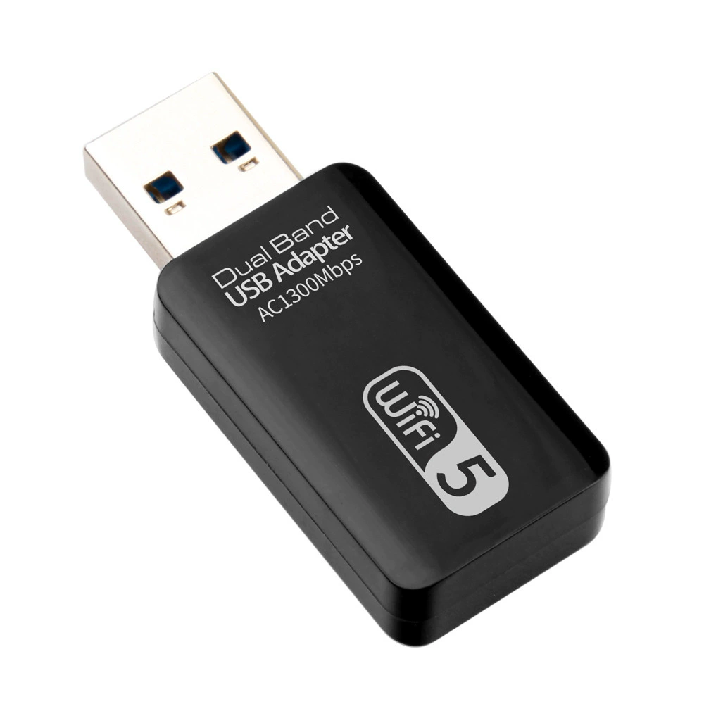 Двухдиапазонный 2.4G/5G, 1300M гигабитный USB беспроводной сетевой адаптер, приёмник сигнала WIFI, сетевой адаптер USB