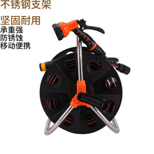 收纳架水管+高压喷雾，浇花冲地洗车全能，园艺清洁好帮手。