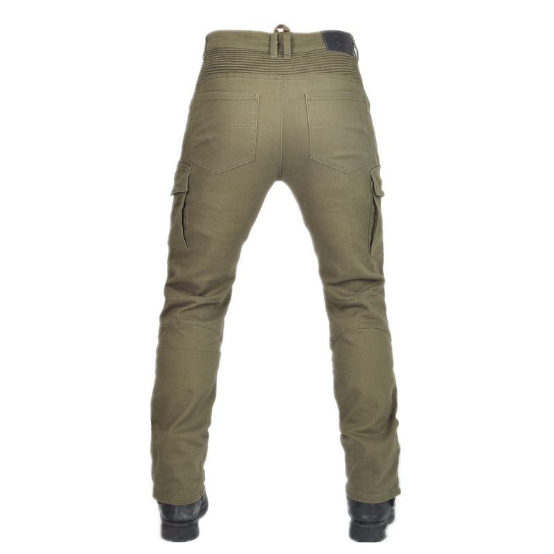 VOLERO jeans de motocicleta para hombres, bolsas múltiples, pantalones de ciclismo de herramientas, rodillas ajustables incorporadas, pantalones anticorrido