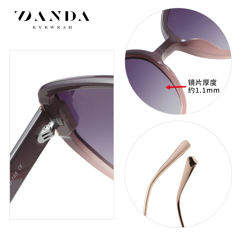 Nueva Europa y América gafas de sol polarizadas de alta calidad de la marca de moda gafas de sol TJ719 ultra-luz TR UV a prueba de gafas de sol para las mujeres