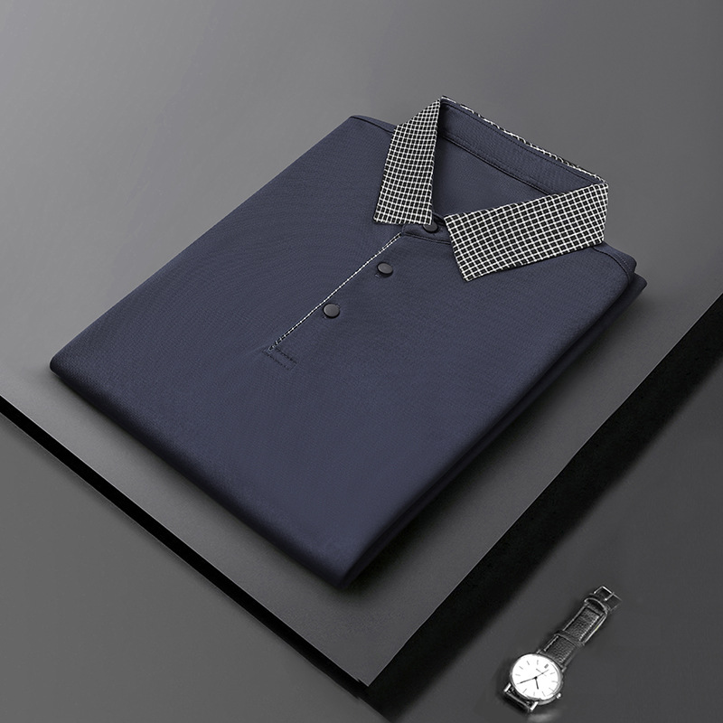 Camiseta polo nueva 2024 con mangas largas y solapa moderna para hombre, camiseta informal de negocios para hombre, ropa de primavera y otoño para hombre