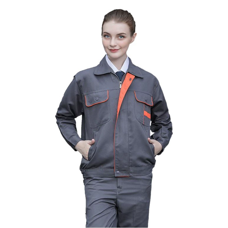 Полное ремесло из полиэстера апельсинового кармана весной и осенью с длинными рукавами