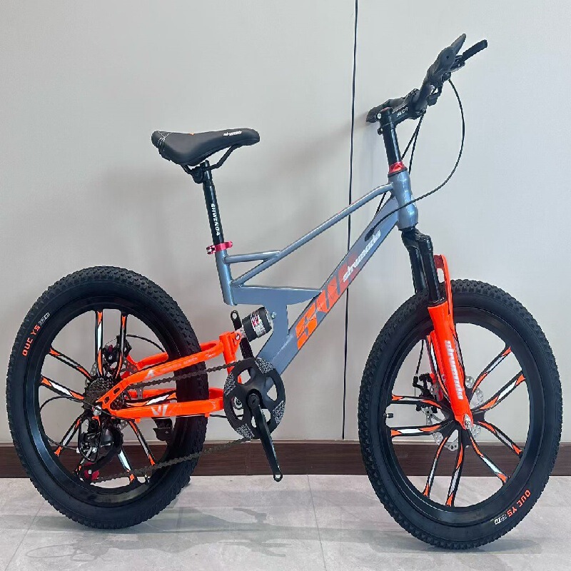 Customized Mountain Bikes for Elementary School Students, Soft-Tail Shock-Absorbing Children's Mountain Bikes, Disc-Brake Bicycles for Primary and Secondary School Students, Variable-Speed Bicycles Customized Mountain Bikes for Elementary School Students, Soft-Tail Shock-Absorbing Children's Mountain Bikes, Disc-Brake Bicycles for Primary and Secondary School Students, Variable-Speed Bicycles