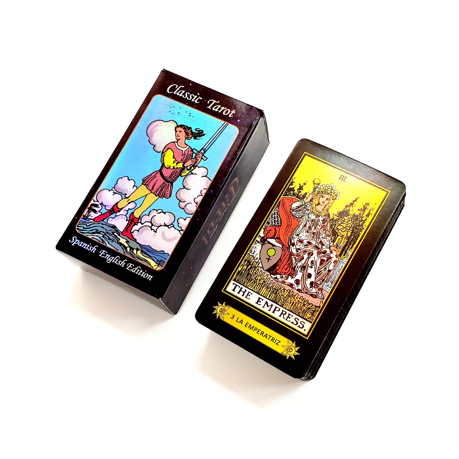 Neue Little Knight Spanische Tarot Orakelkarten Für Partyspiele_voghion.com