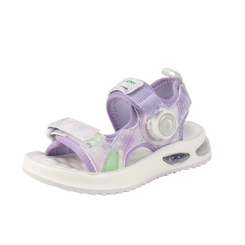 Zapatos casuales de moda para niñas versátiles 2026 verano nuevos niños huecos zapatos de princesa de dedo abierto zapatos de playa suaves image 6