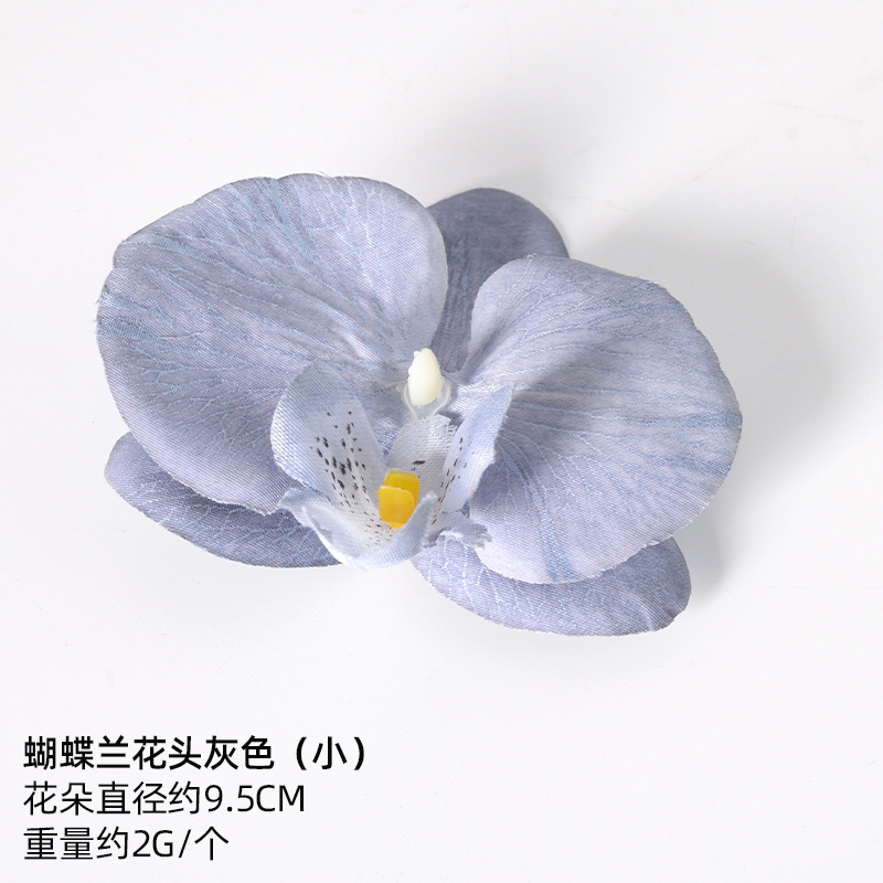 Simulación de flores azules DIY accesorios de cabeza de flores material de boda flor de flor flor flor de flor flor flor de pecho de flor de cabeza pared en el viento