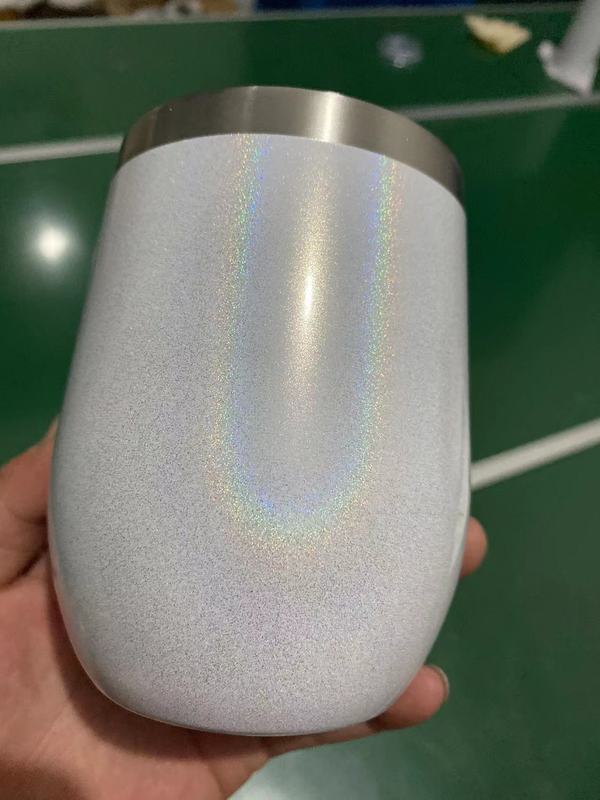 外国貿易のステンレスの卵の殻の杯のワインのビールの杯の水筒の2層の真空u型の卵の12オンスの卵の保温カップ|undefined