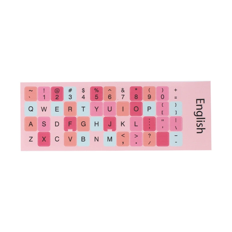 Keyboard protector stickers, multilingual waterproof, MacBook compatible, pastel colors