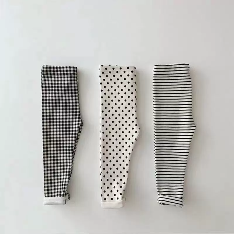 Бренд осенняя детская клетчатая leggins/leggings?