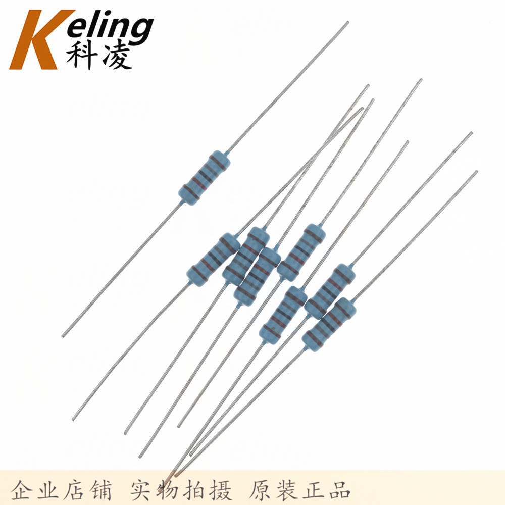 0.5W色环电阻 1/2W金属膜电阻器 18K 1% 直插精密电阻 1包500只