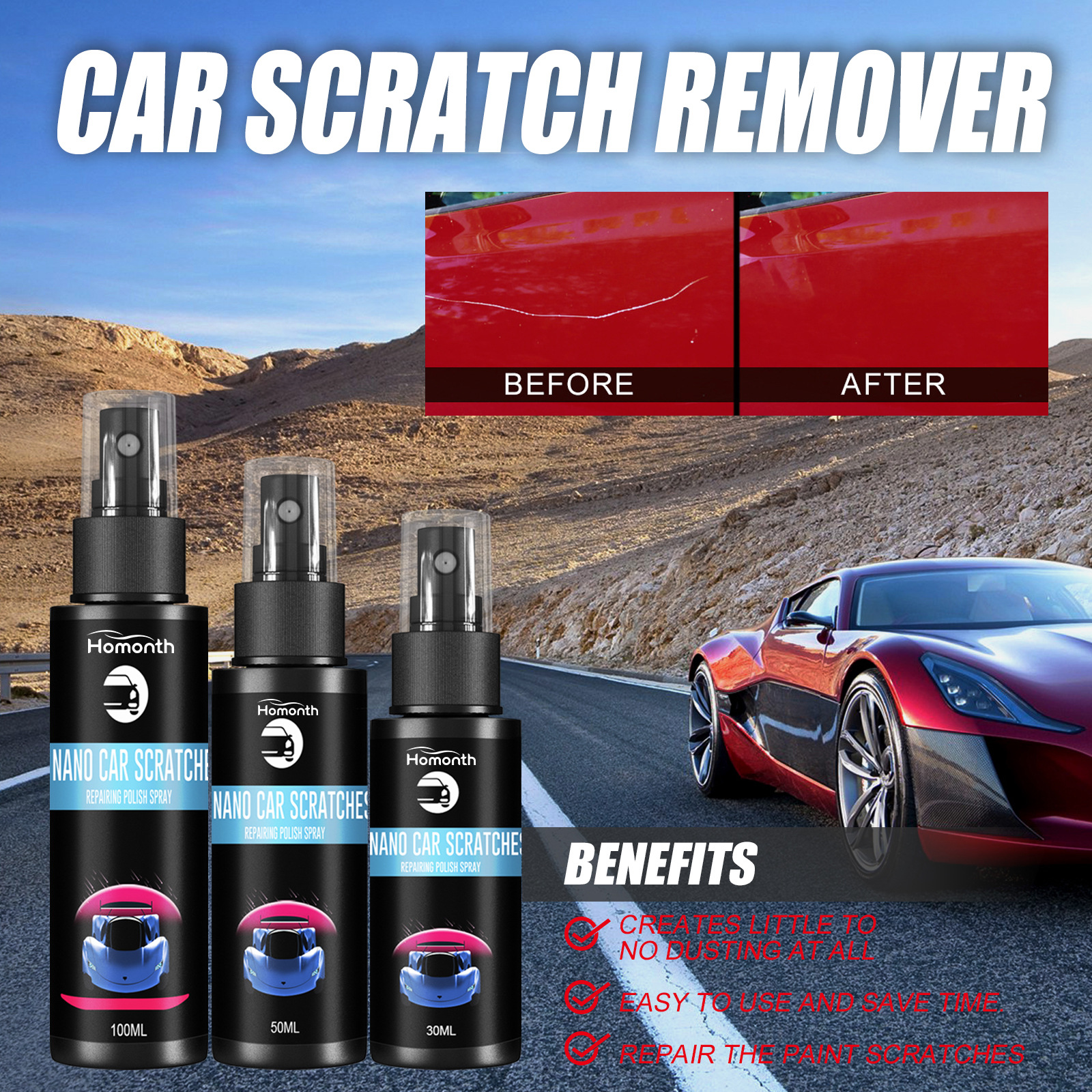 Homonth Scratch Repair Spray Image 9