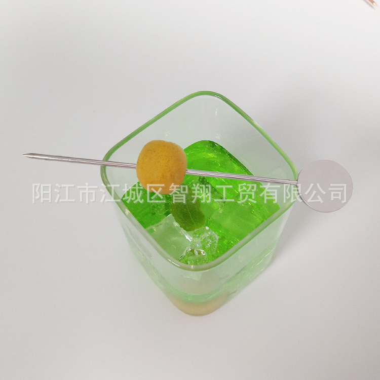 Palillos creativos de acero inoxidable 304 para frutas, palillos para cócteles, tenedores para frutas, accesorios para vino, agujas decorativas, agujas para aceitunas, agujas para cócteles
