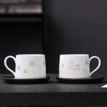 羊脂玉白瓷十二生肖咖啡杯高档本命年办公杯家用下午茶马克杯茶杯