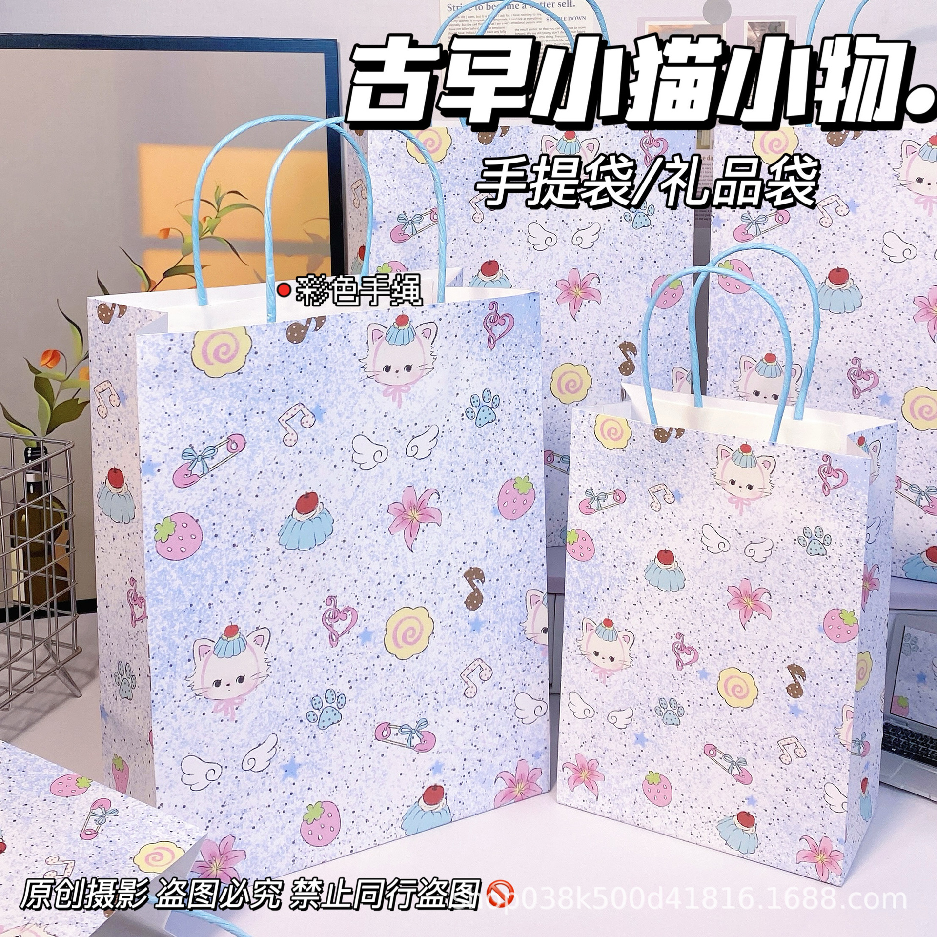 스플래시 잉크 고대 고양이, 흰색 소가죽, 대형 21*11*27cm(특정 치수는 그림과 같습니다)