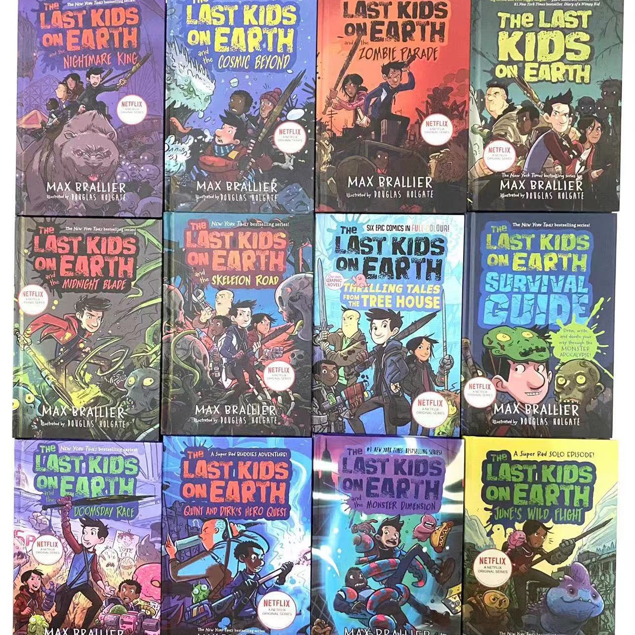 英文 Last Kids on Earth 地球最后的孩子12册精装英语小说故事书