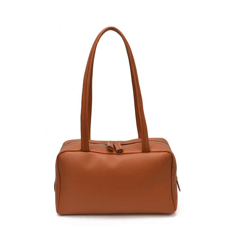 Bolso para mujeres 2026 nuevo nicho coreano litchi pattern commuting versátil bolso de hombro portátil brazo bolso casual