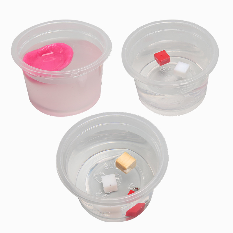 Experimento científico equipo flotante bloque enseñanza ayudas producción tecnología hundimiento y flotante experimento rompecabezas DIY pequeño material de invención paquete