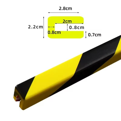 Soft Edge Protection Strips Buffer Anti-Collision, Other vehicle seats - square-u-shaped-100cm