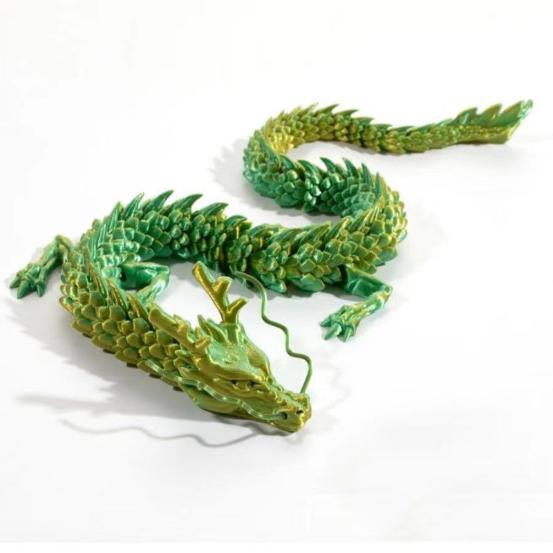 [핫셀링 모델] 29.8CM 실크 그린 골드 드래곤