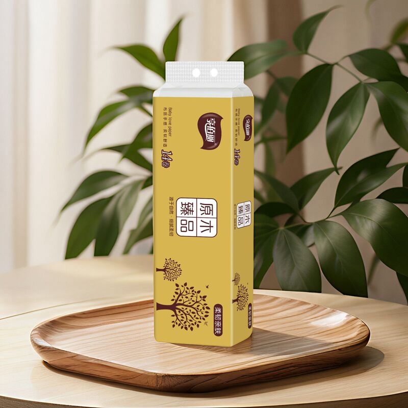 1 Set of 14 Rolls of Toilet Paper Household Wood Pulp 5-Layer Toilet Paper Toilet Paper White Paper Bulk Manufacturer Wholesale Roll Paper Free Shipping