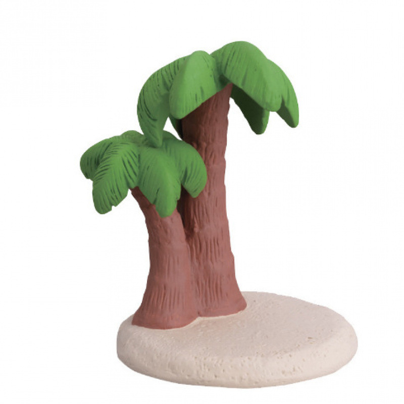 섬 코코넛 나무